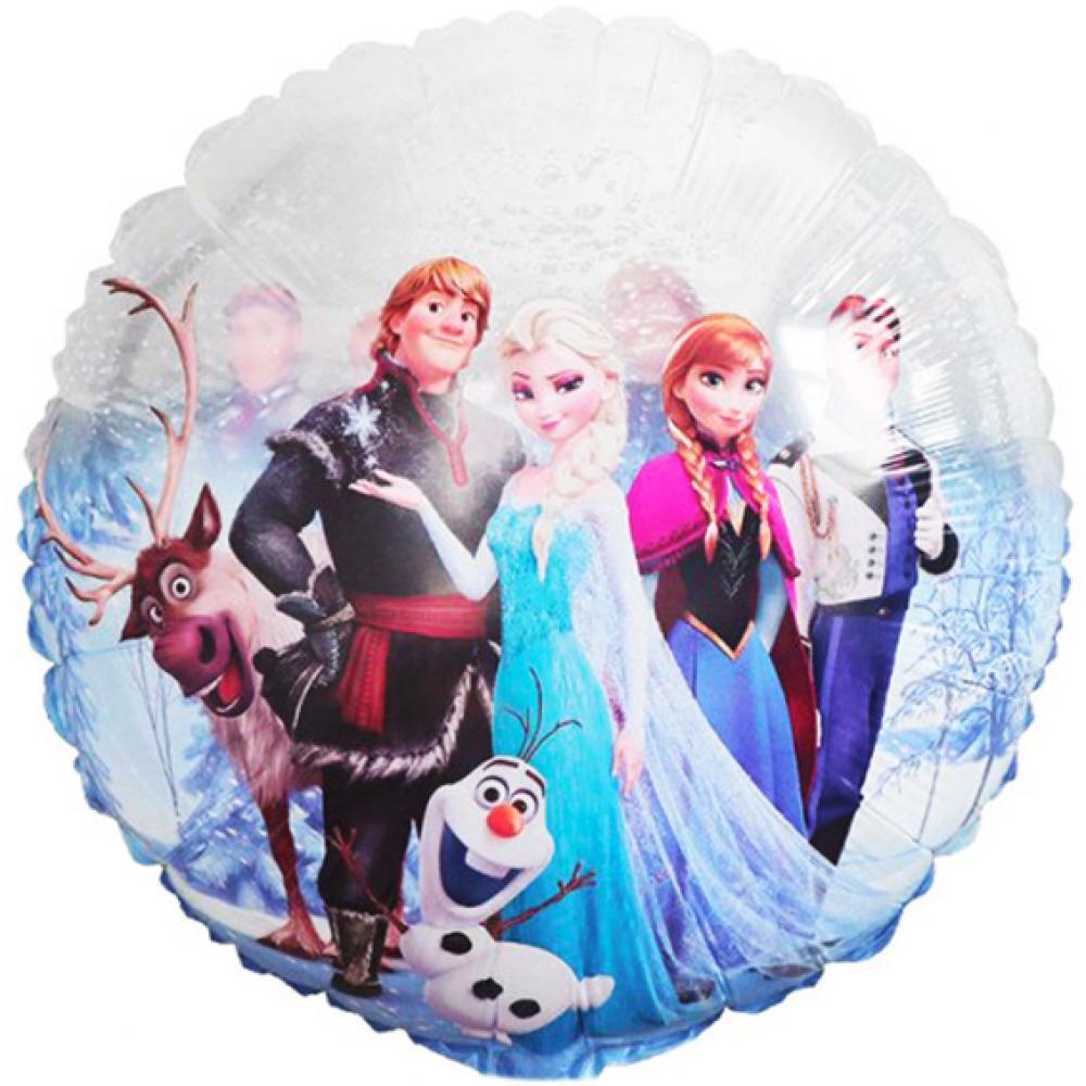 18" Круг полупрозрачный Холодное сердце