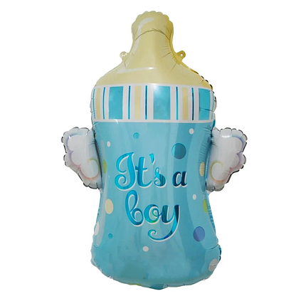 Бутылочка с крыльями (голубая) 79см*61см