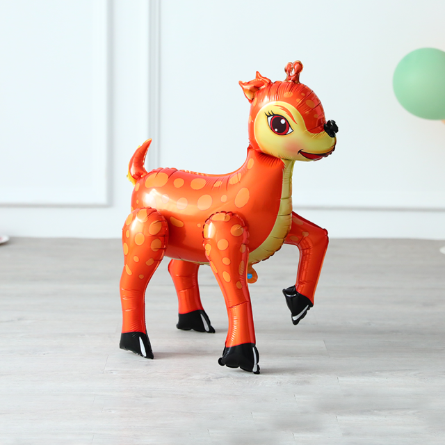 3D Шар ходячка Оленёнок 65см