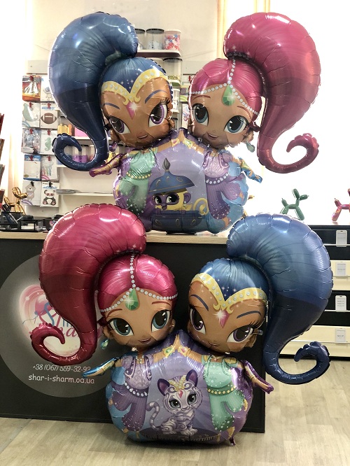 Большие фольгированные фигуры Шиммер и Шайн(1шт)