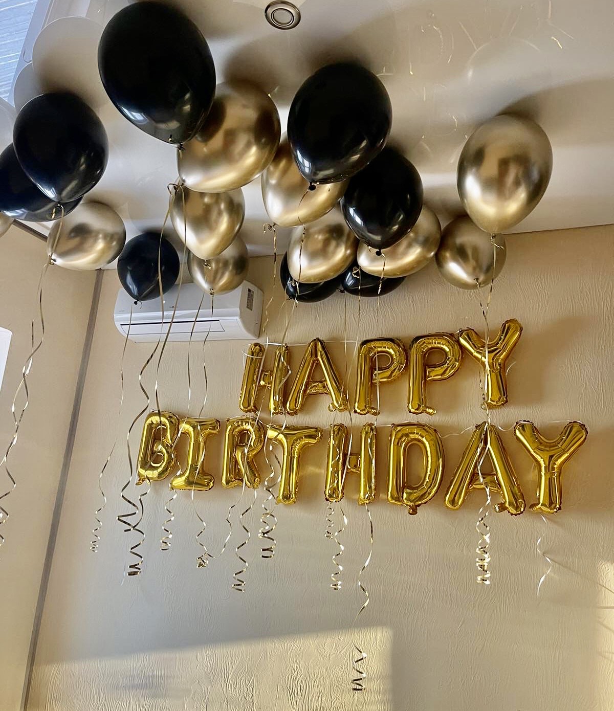 Набор гелиевых шаров + надпись(цвет на выбор)