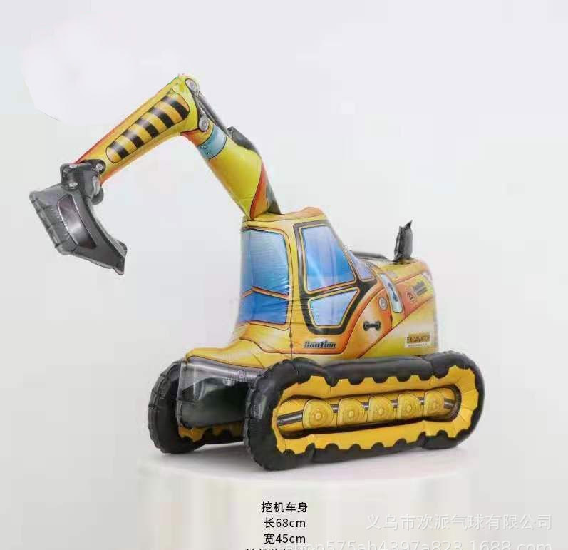 3D Экскаватор с ковшом 68×45 см