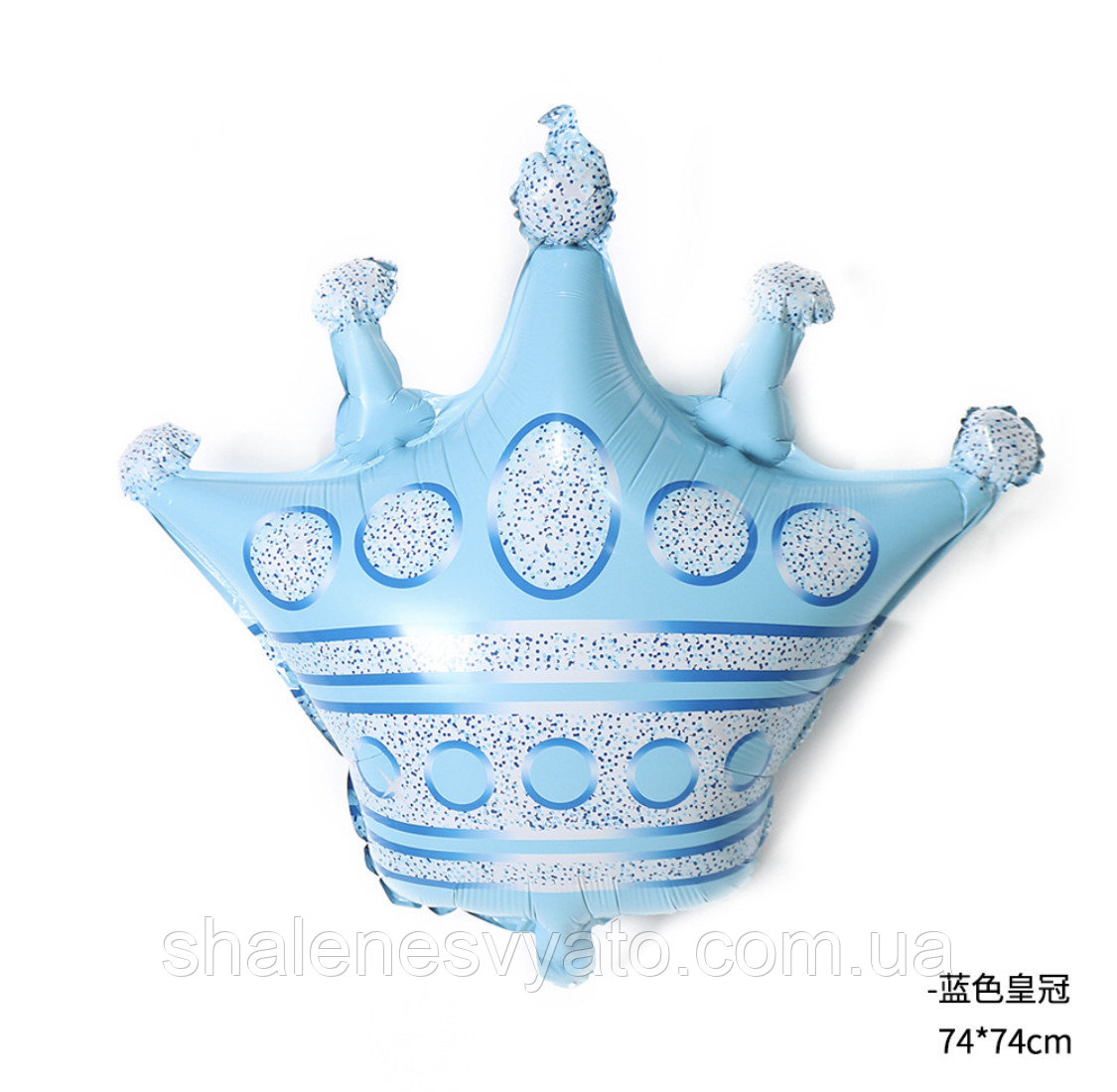 Корона голубая 74*74см
