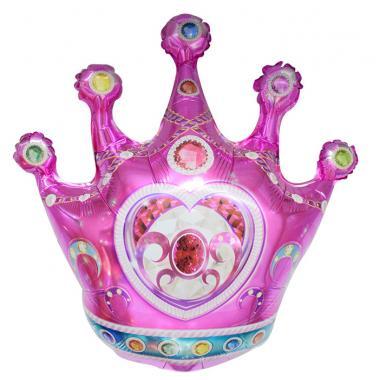 Фигура Корона розовая 70*70см
