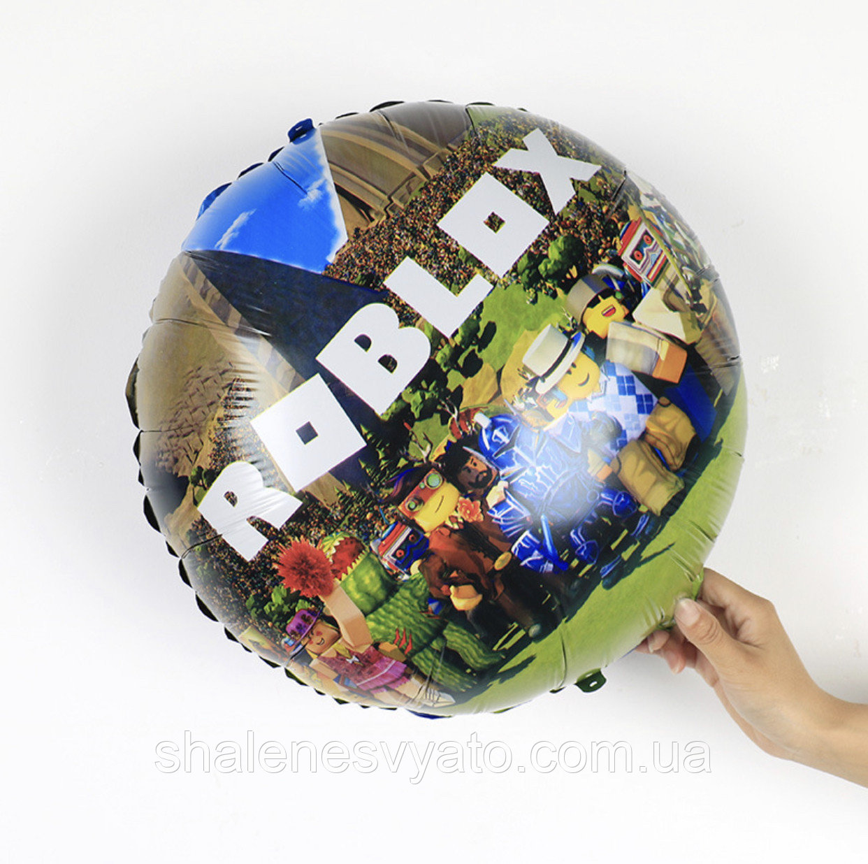 18" Круг Roblox зеленый 