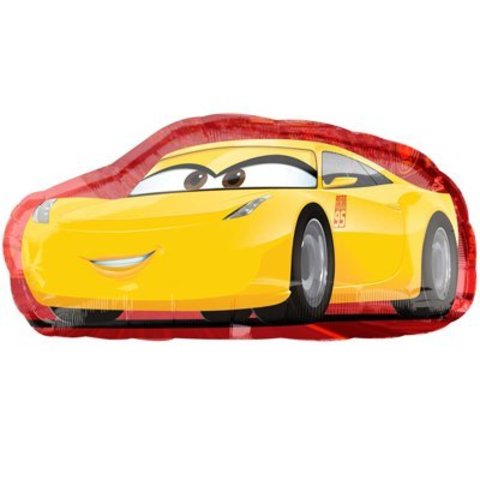 Машина тачки желтая 60*45см