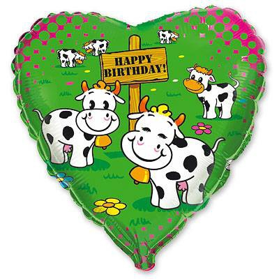 Сердце (фольга) HB Корова Flexmetal 18″