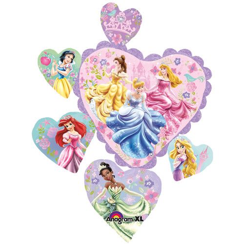 Принцессы на 6 сердцах 86*71см 