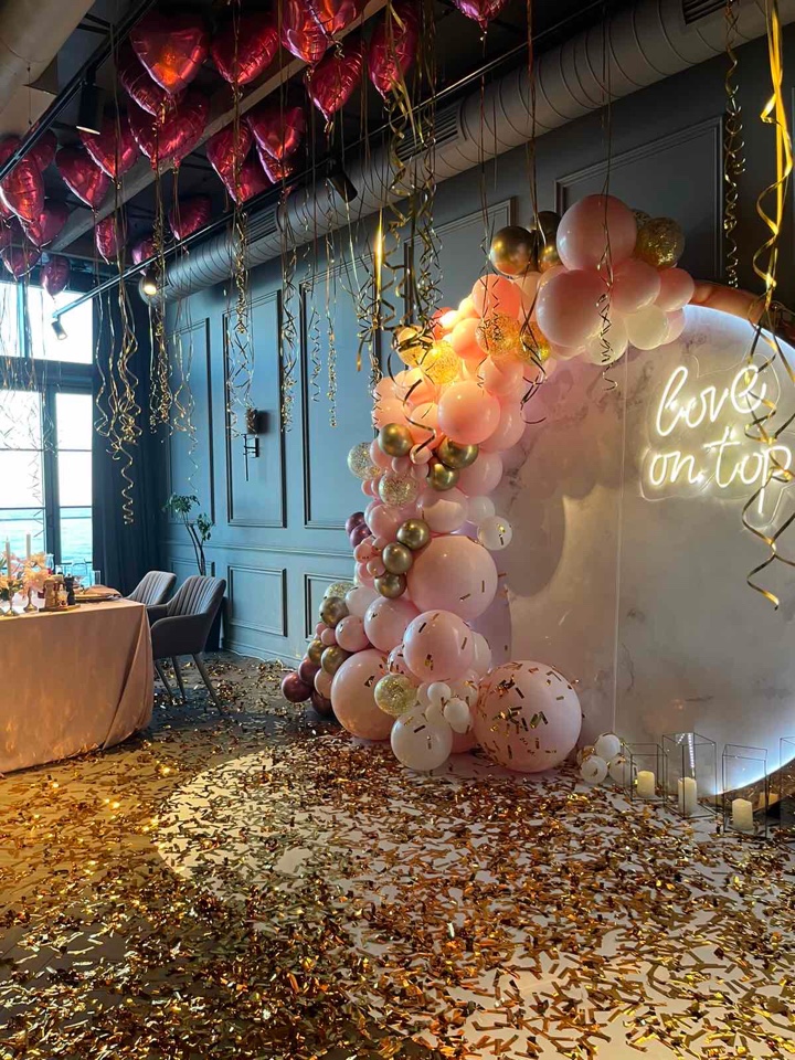 Арка из шаров на фотозону(цена за 1 метр)