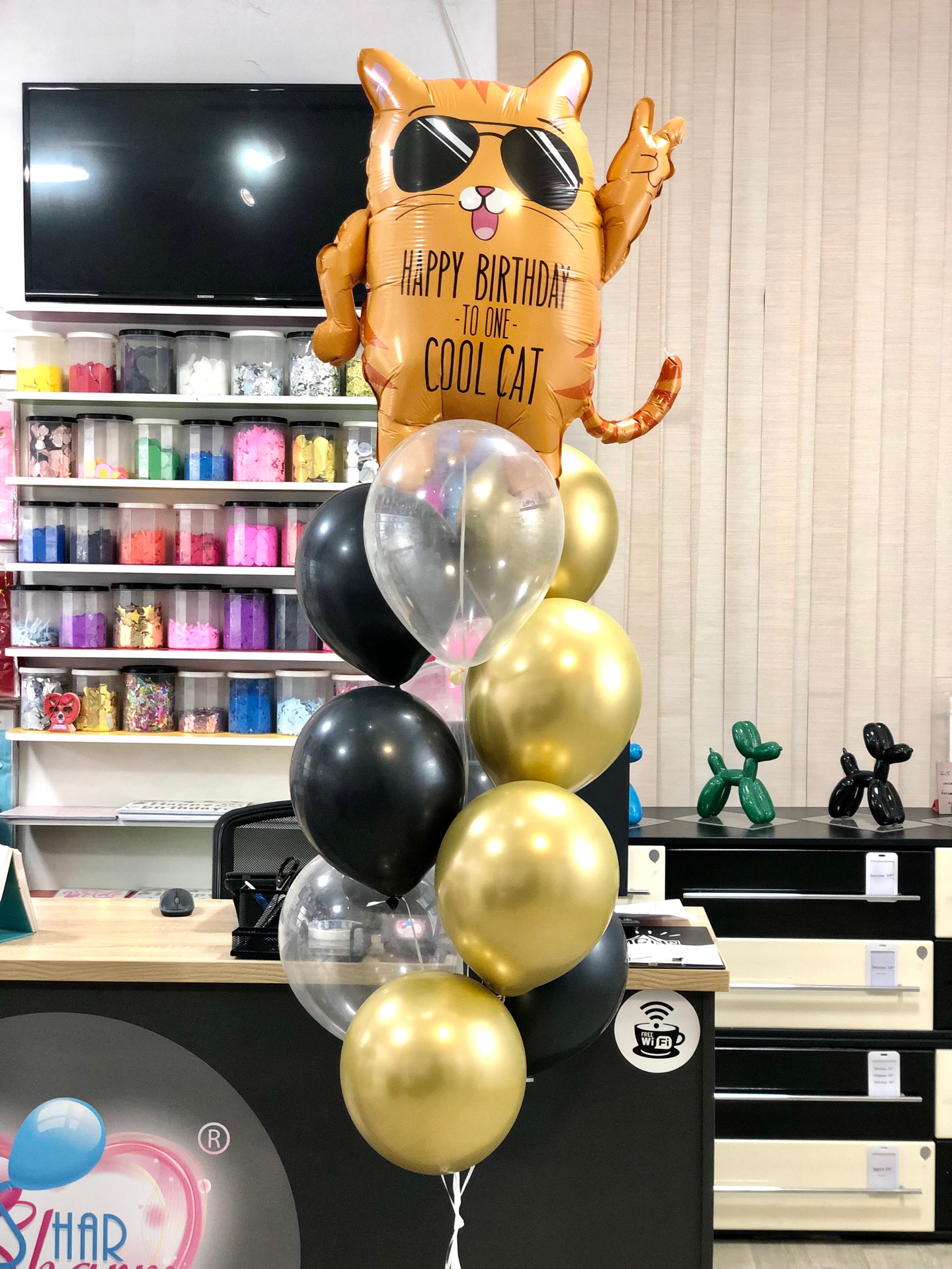 Набор шаров Супер кот 