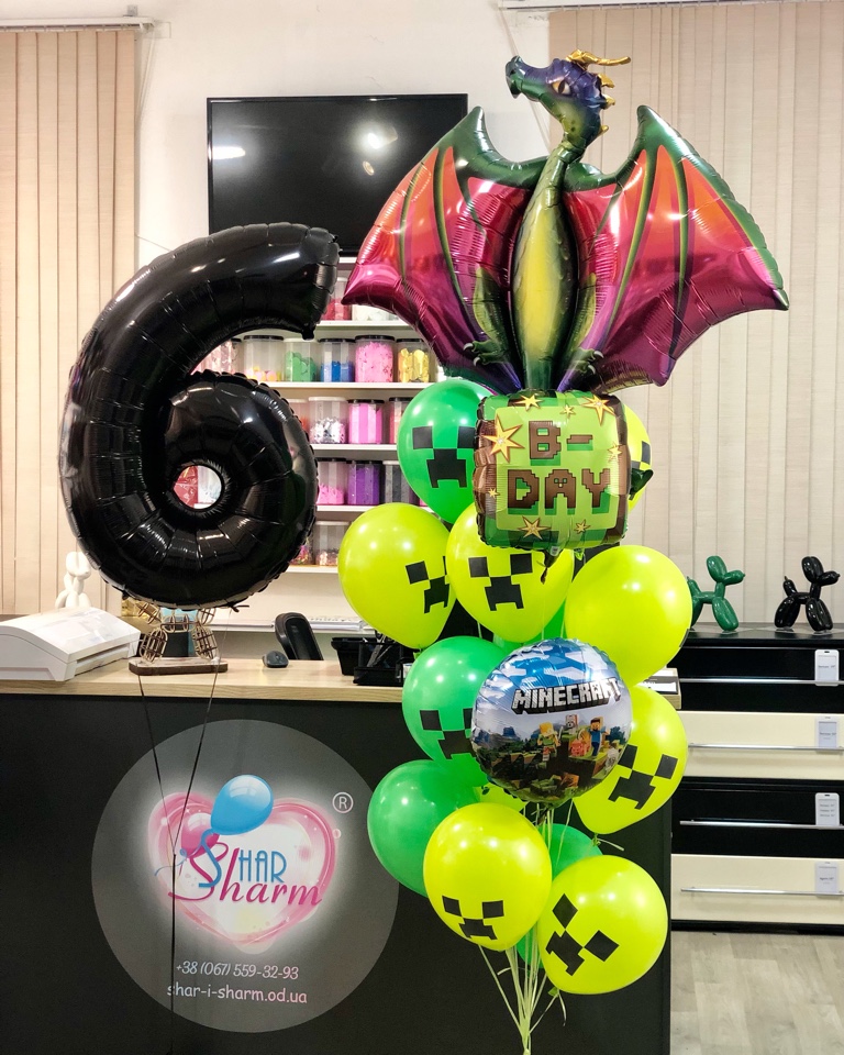 Набор шаров майнкрафт