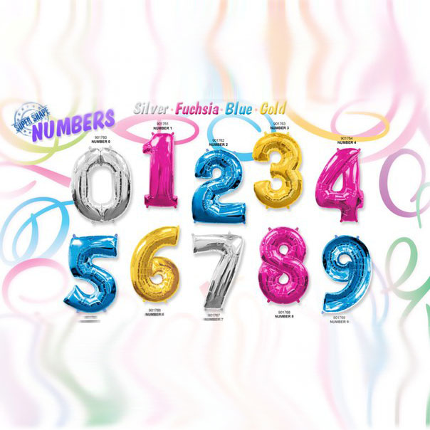 Шар цифры - 90 см