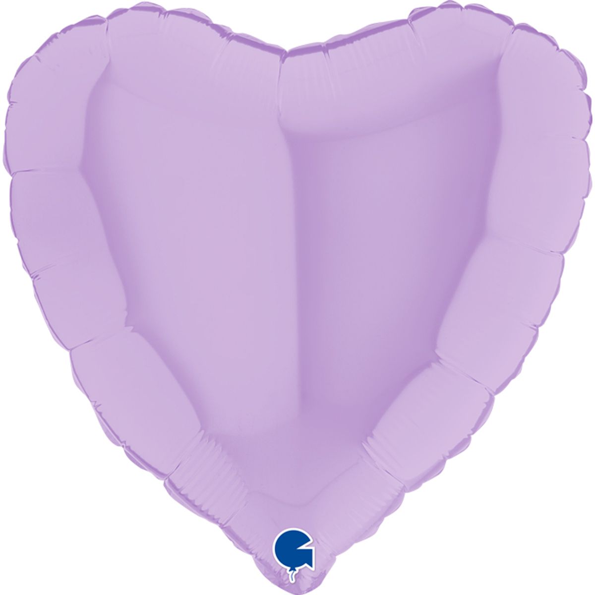 СЕРДЦЕ 18" Макарун лиловый Matte Lilac