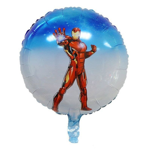 18" Шар Круг Железный человек(один стоит)