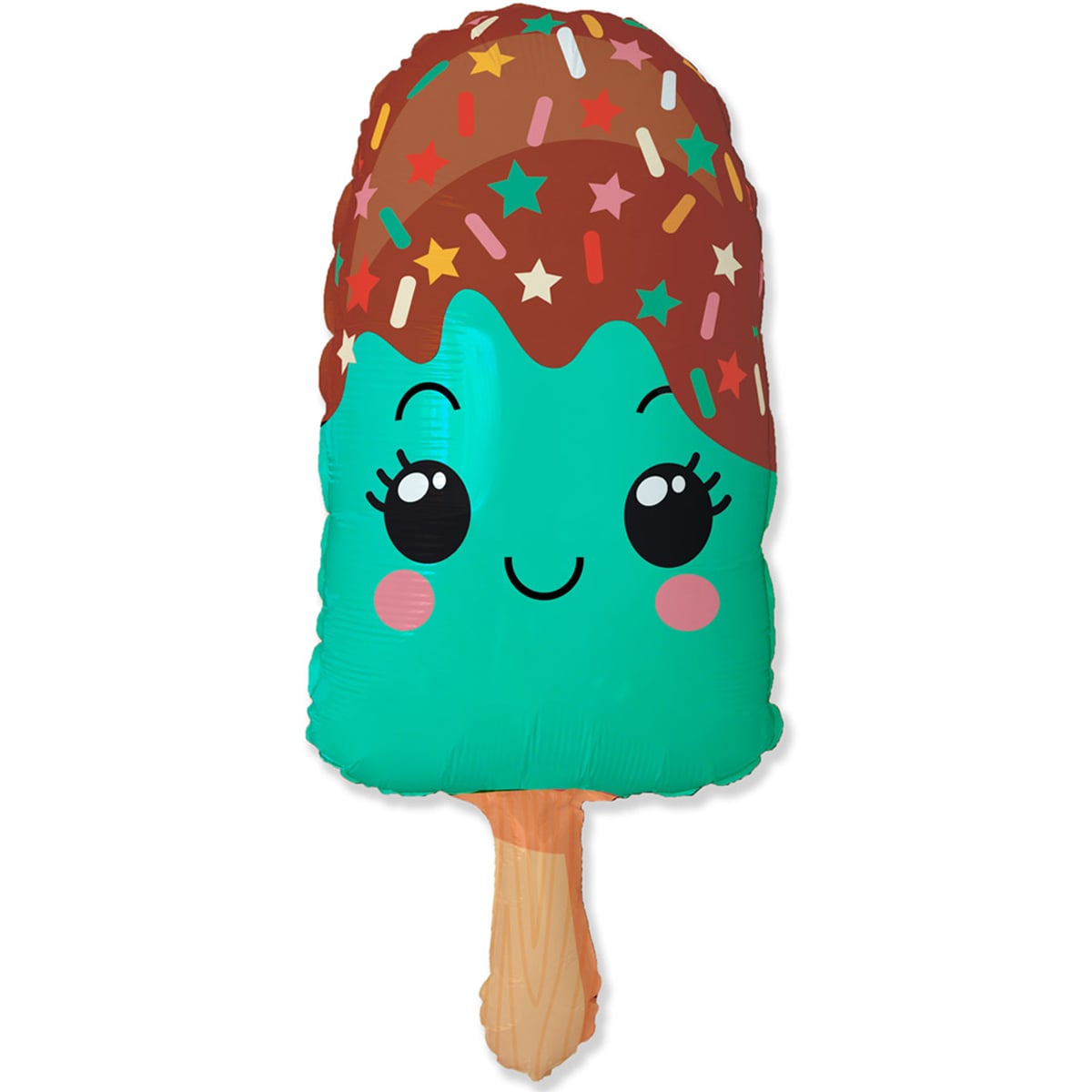  Мороженое зеленое на палочке