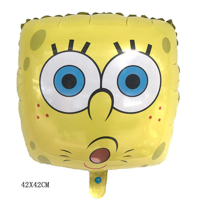 18" Голова Спанч Боб губки бантиком 