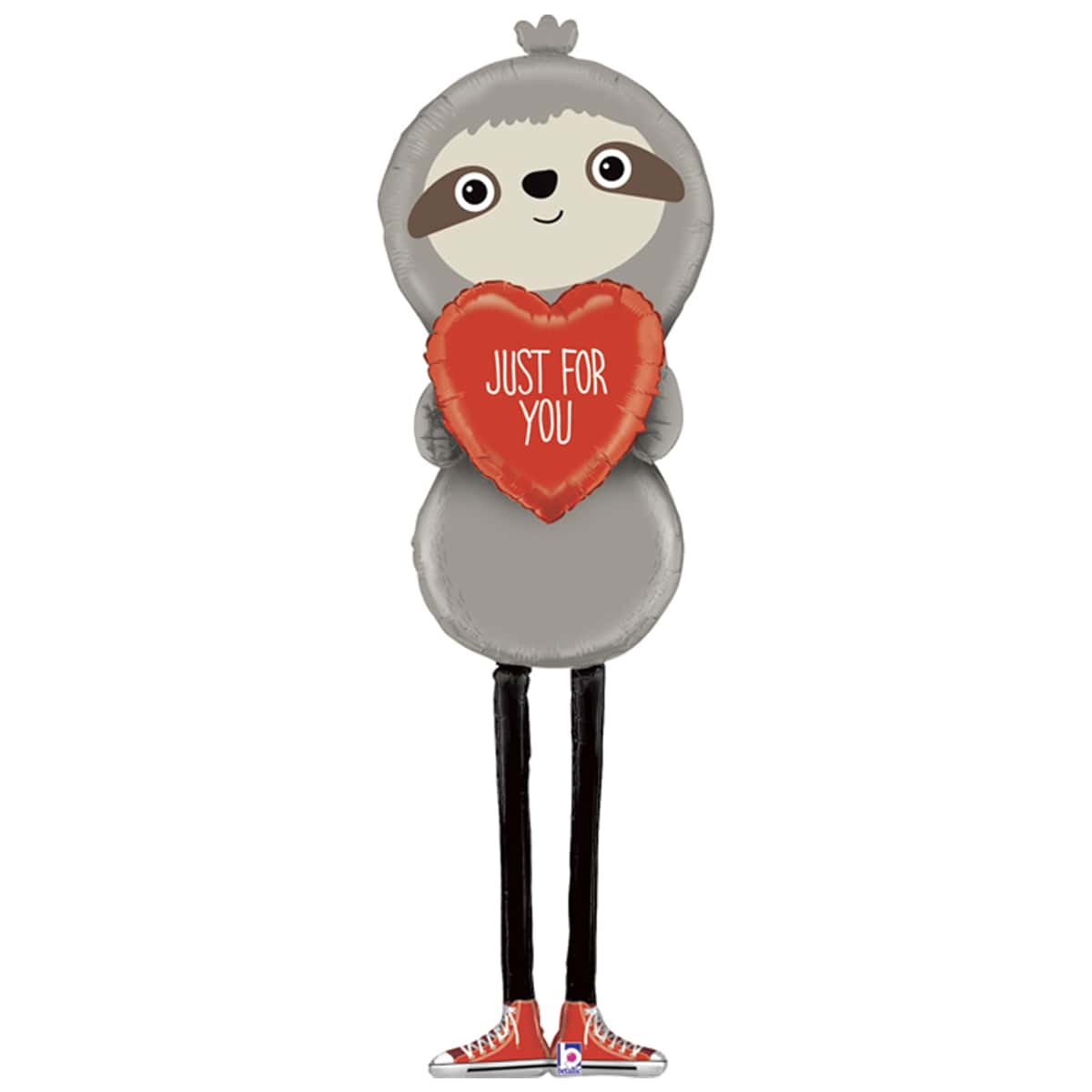 Ходячая фигура Ленивец с сердцем 89*172 см