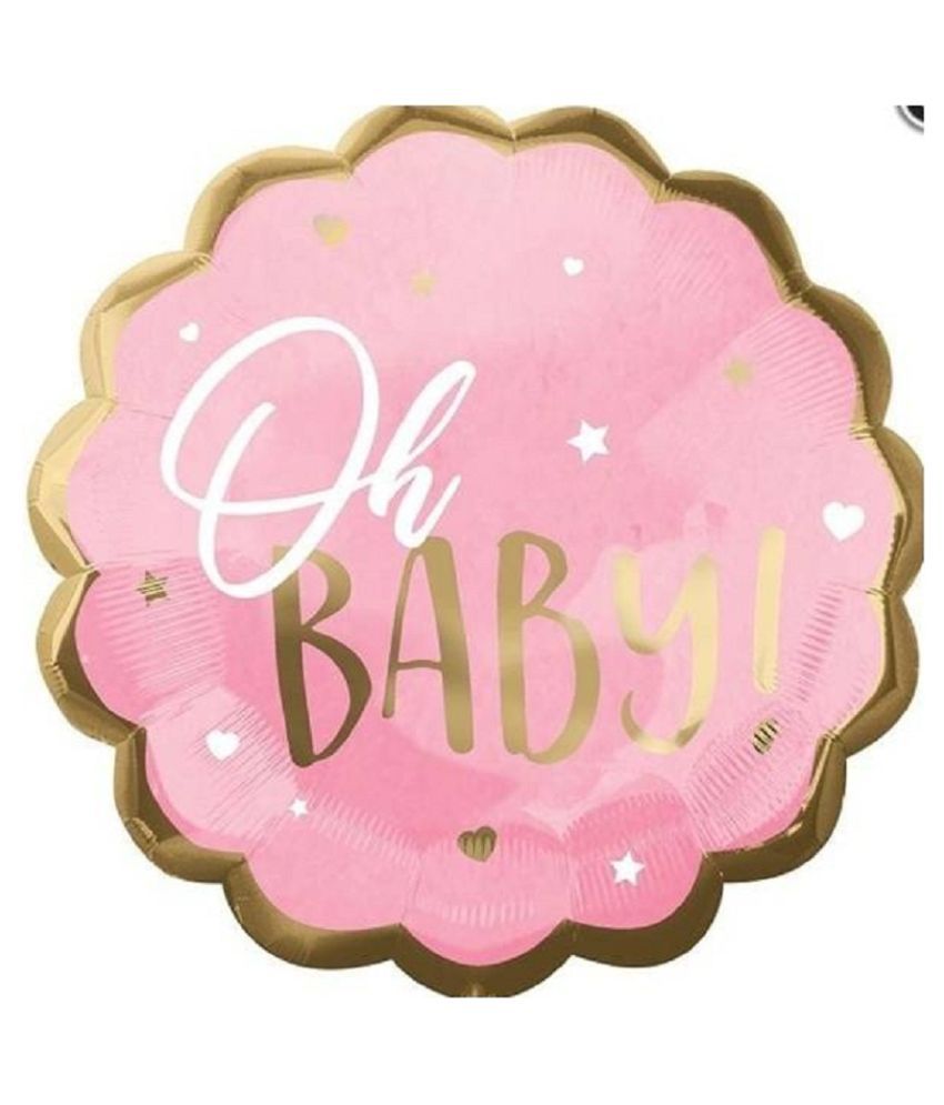 18" "OH BABY".Розовый.53см*53см