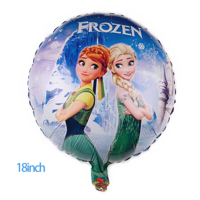 18" Круг Холодное сердце (синий)