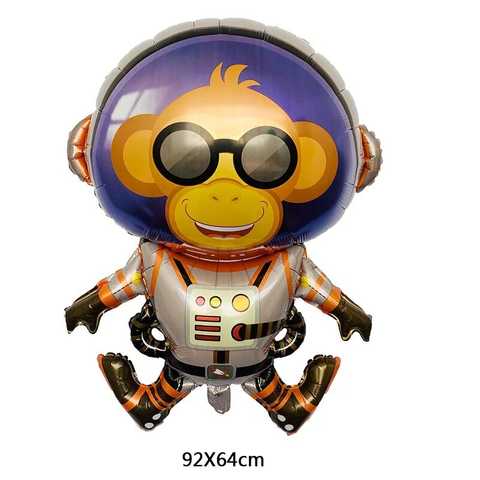 Обезьяна космонавт 92см*66см