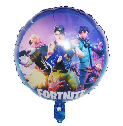 18" Шар Фортнайт (Fortnite) синий