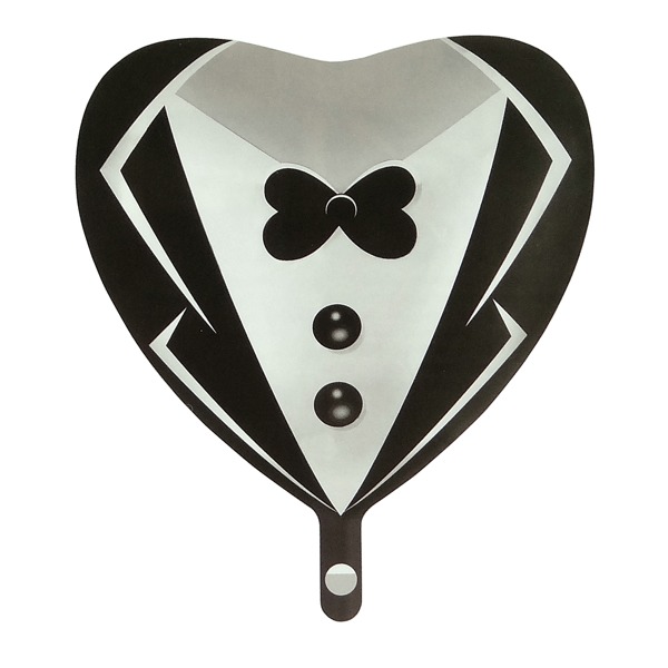 18" Сердце смокинг свадебное