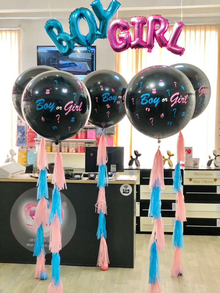Гендерная вечеринка (шары мальчик или девочка)пол ребёнка