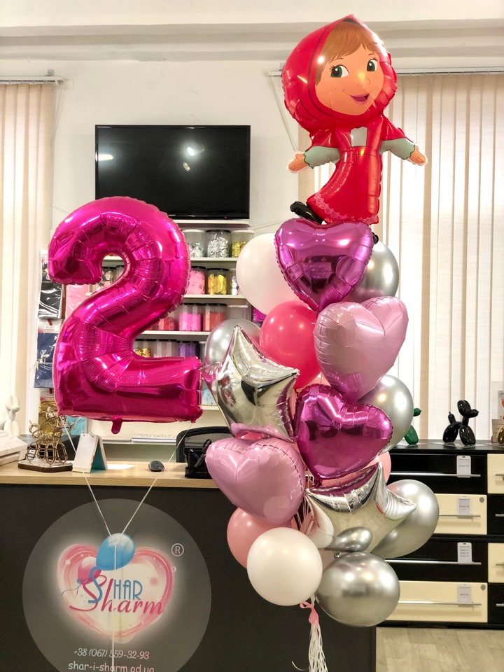 Набор шаров Маша и медведь