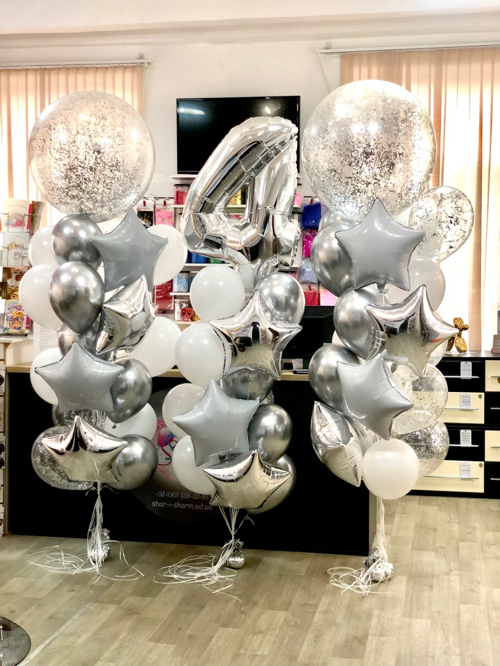 Белоснежный набор шаров