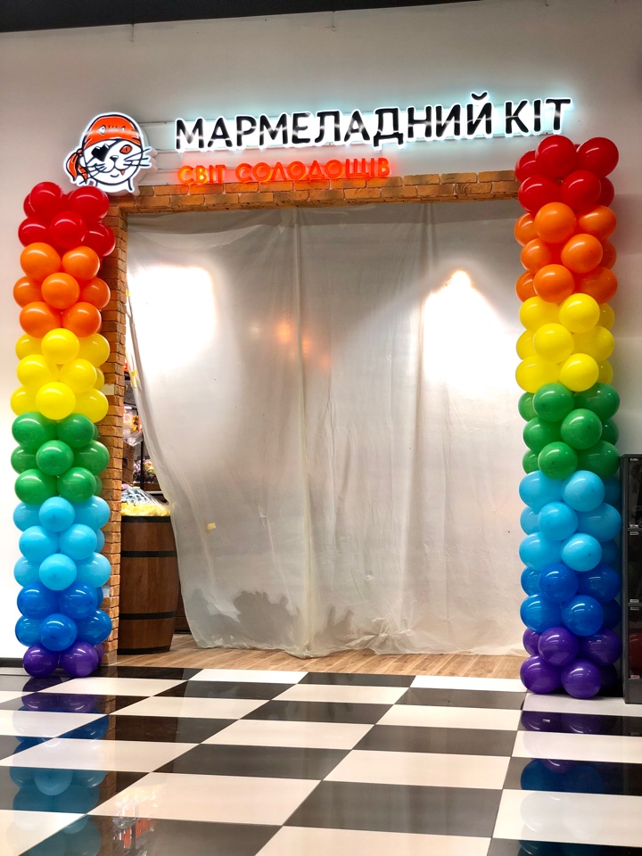 Гирлянда на открытие магазина сладостей(цена за 1 метр)