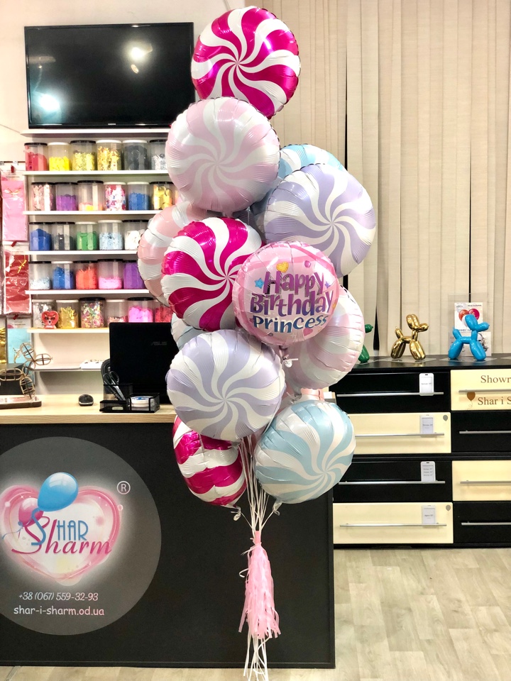 Сладкий набор шаров для принцессы