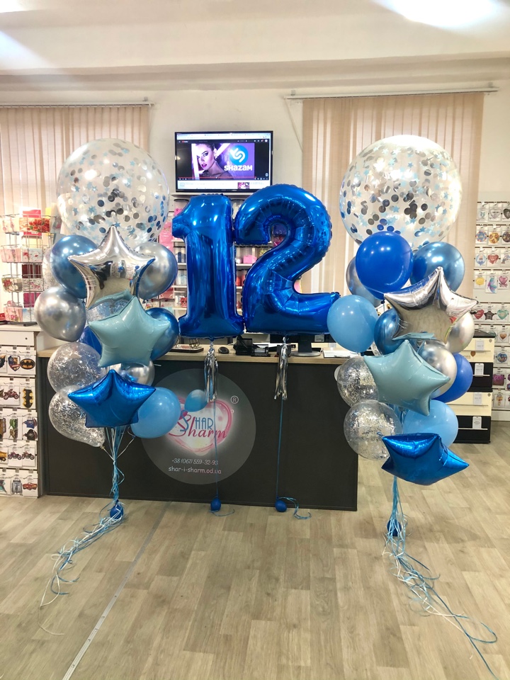 Сет шаров на день рождения (для парня)