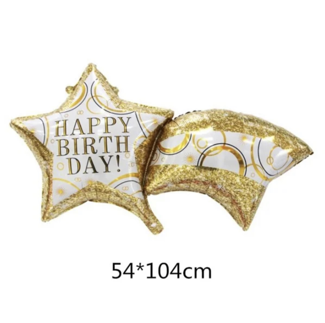 Шар Комета Happy Birthday 54*104