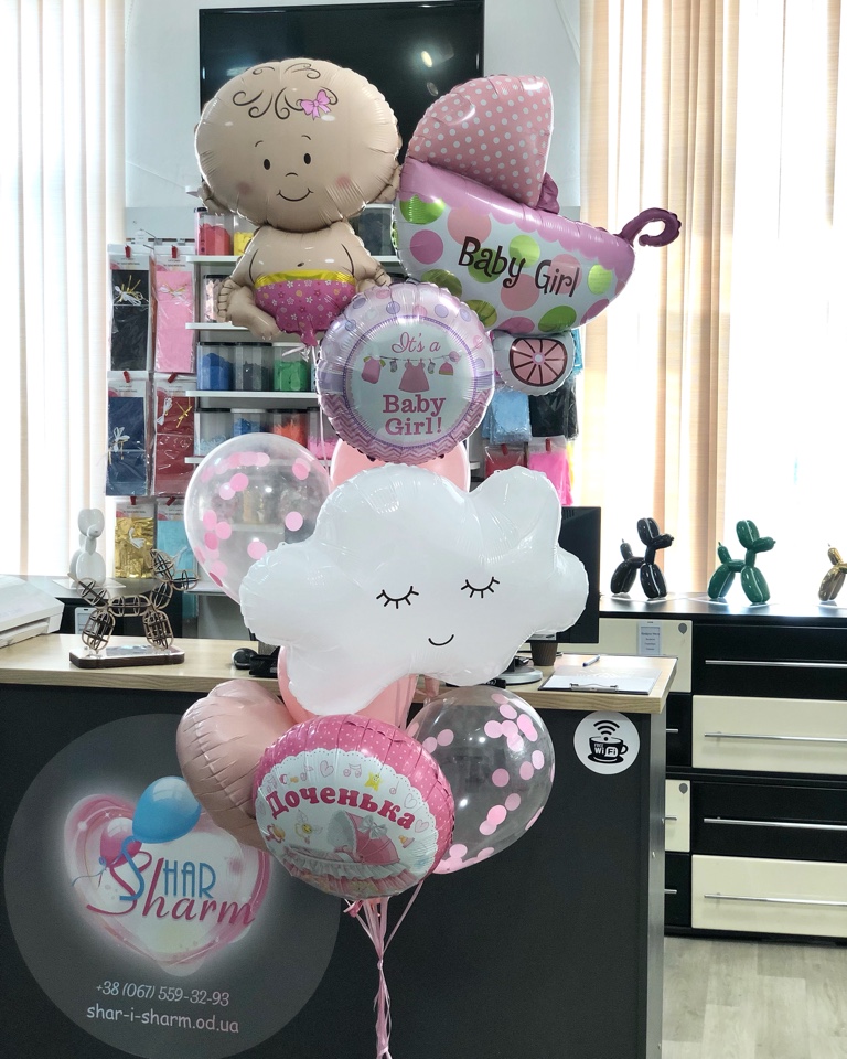 Набор нежный для выписки с роддома девочки