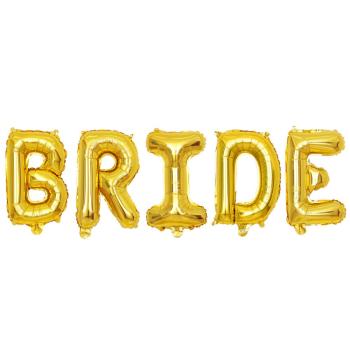 Надпись BRIDE Золото 76 см (летающая)