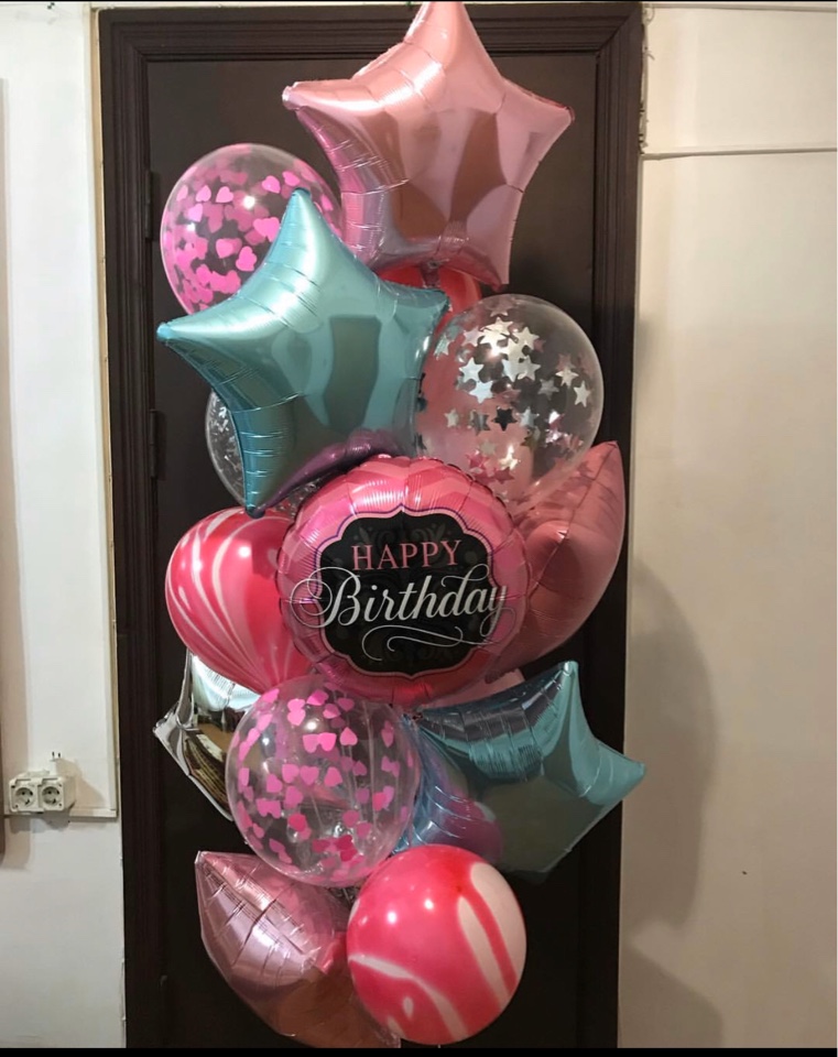 Праздничный букет шаров