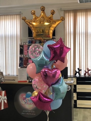 Букет прелесть с короной