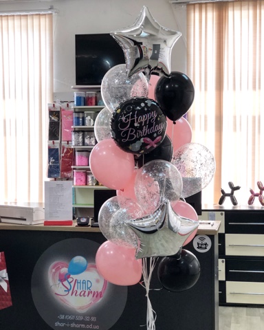 Букет праздничных шаров