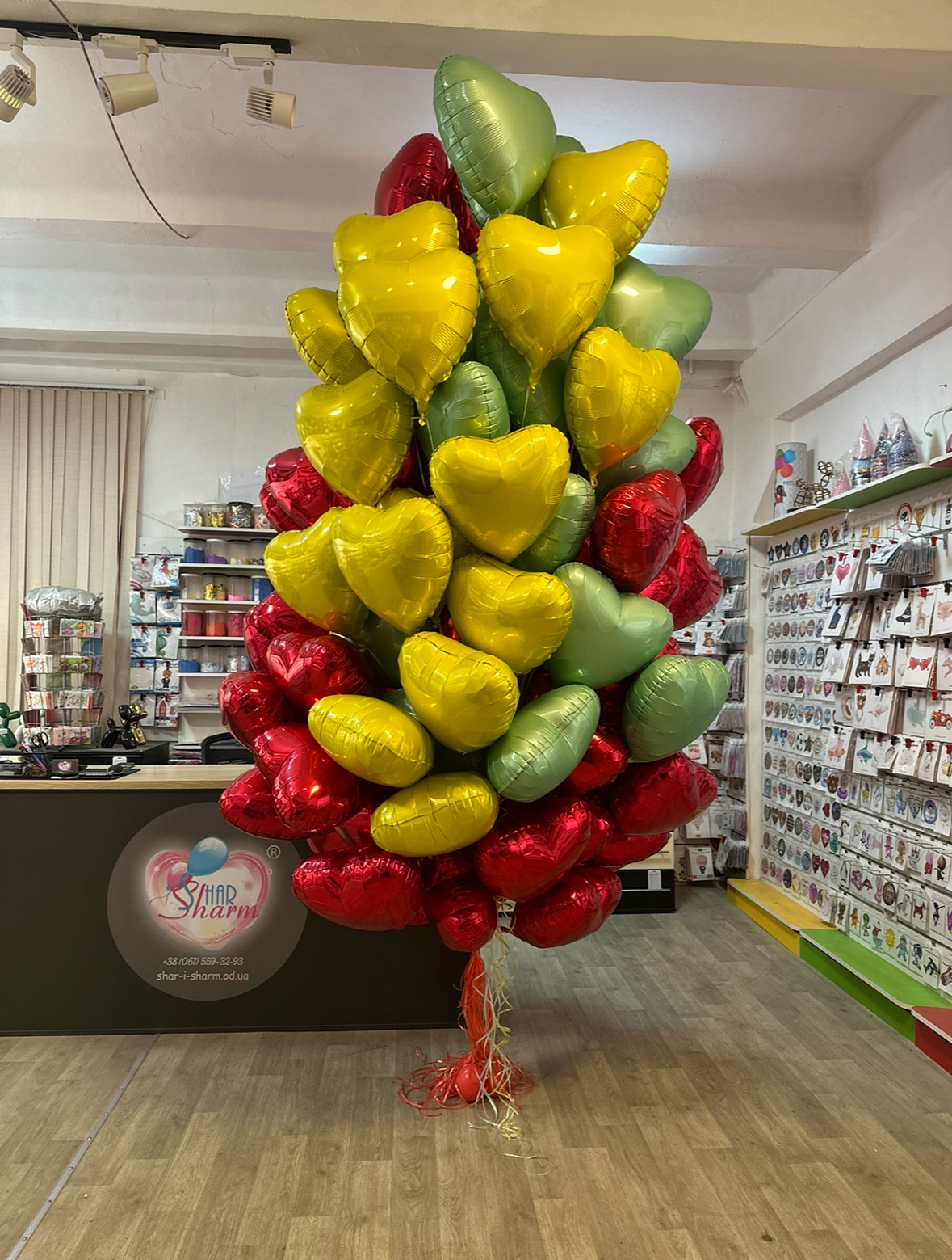 ВИП набор сердец 125шт