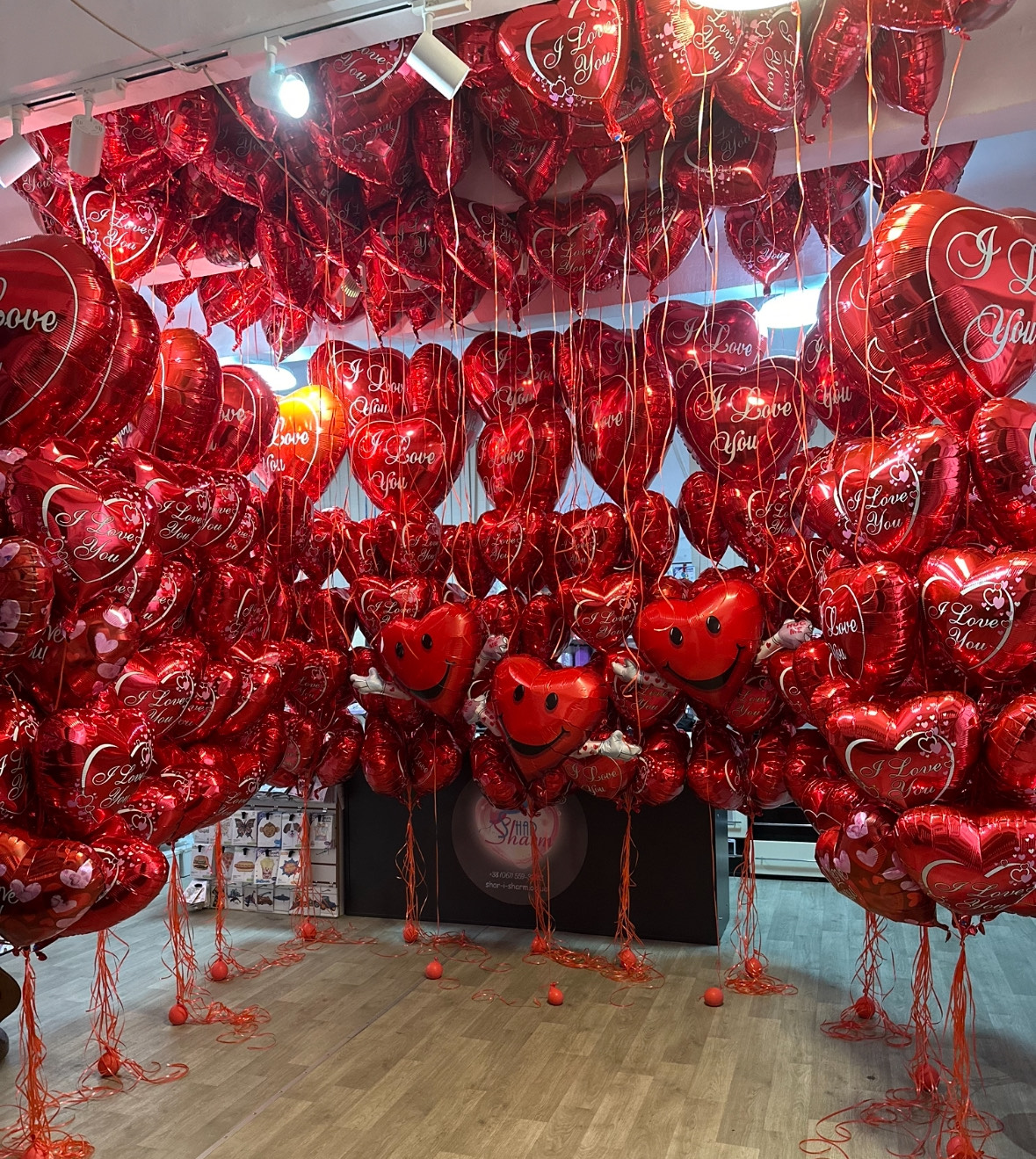 ВИП набор сердец 320шт