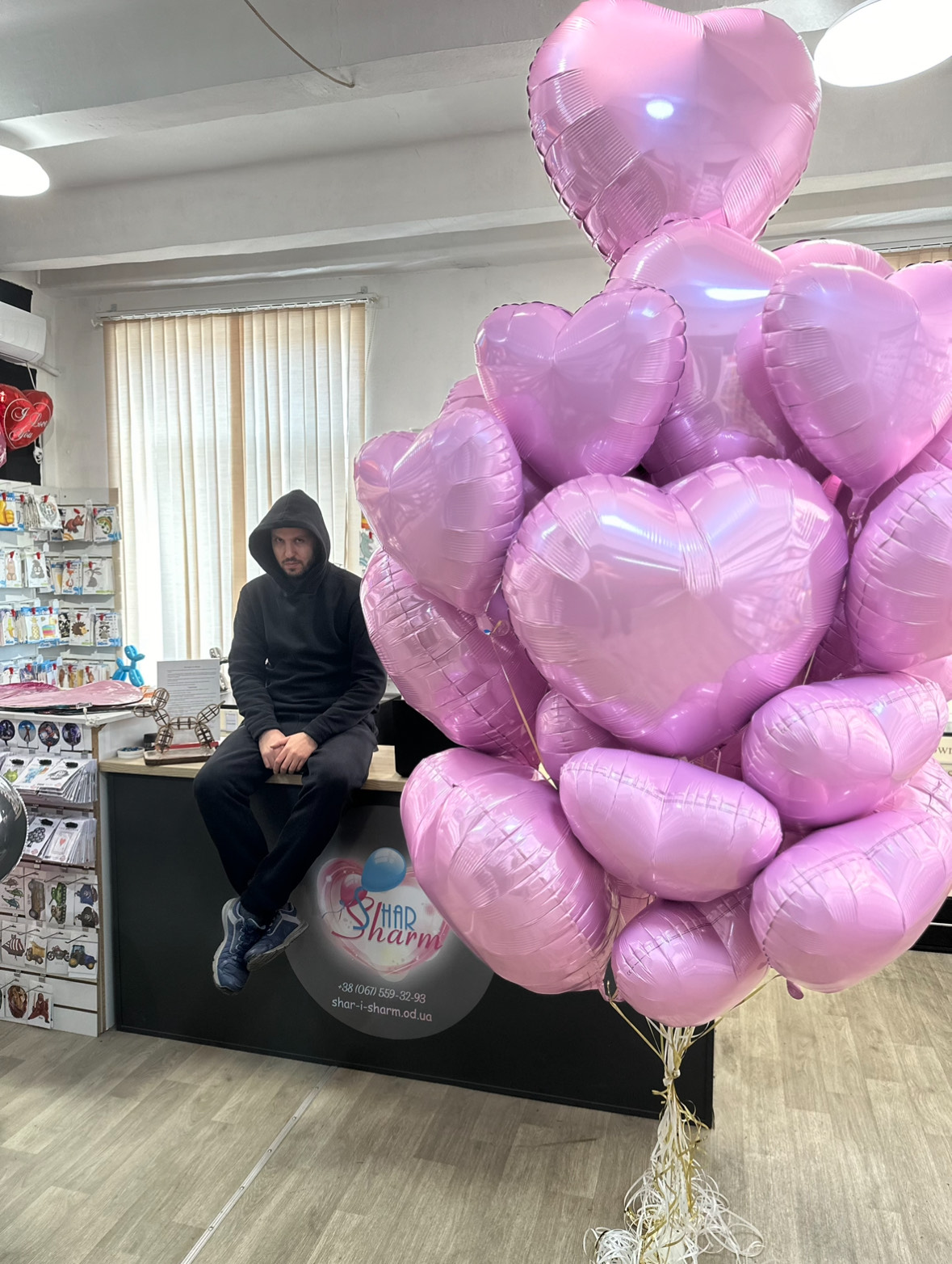 Вип гигантский набор сердец(цвет можно менять)