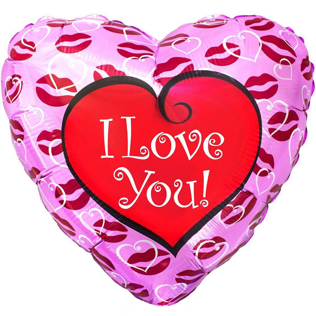 фольгированный шар 18" ily поцелуи