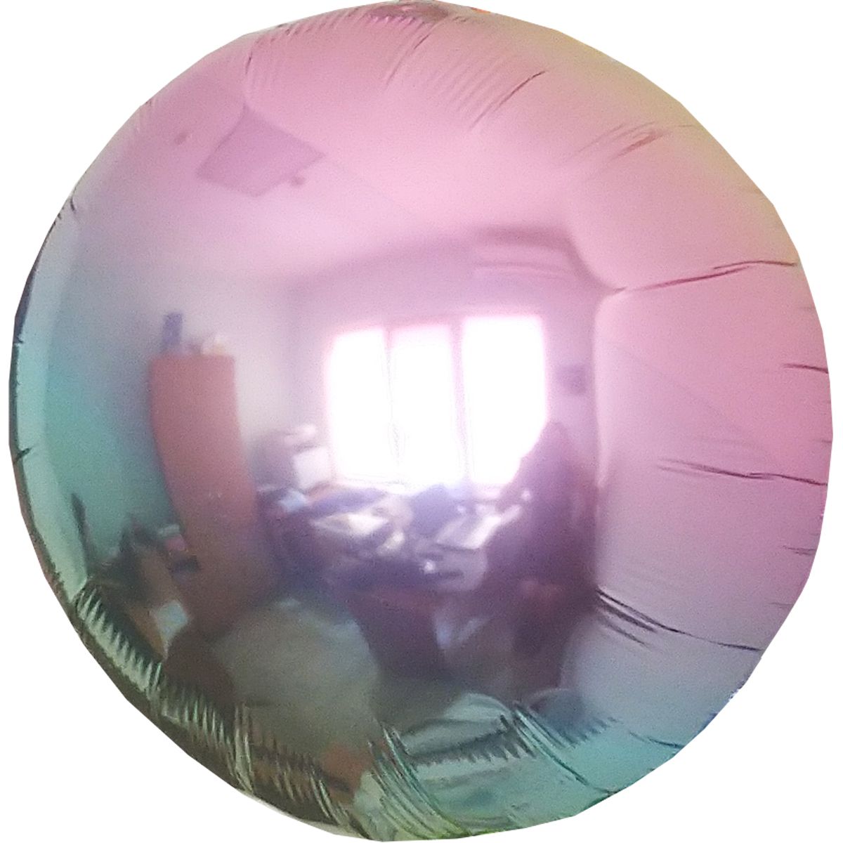 Шар (18''/46 см) Круг,Омбре, 1 шт.