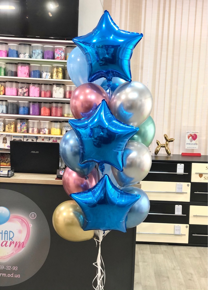 Набор шаров с хромом