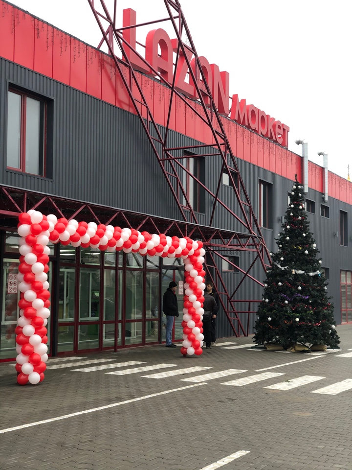 Украшение шарами на открытие Одесса