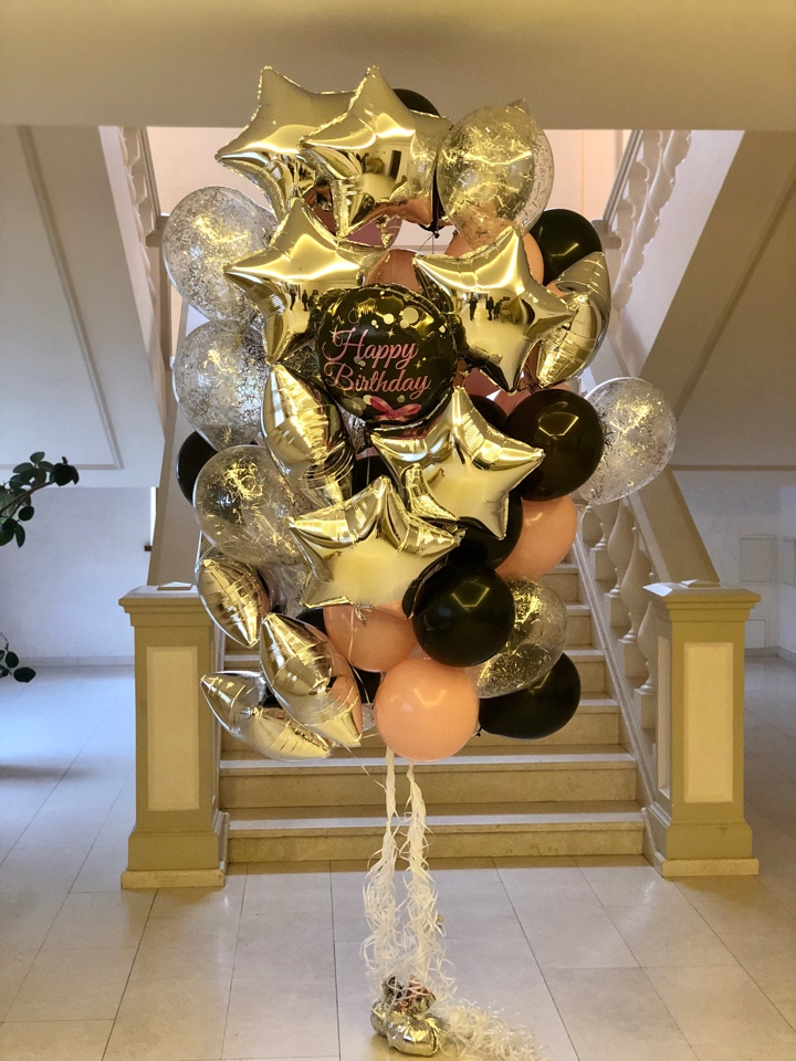 Букет из шаров на день рождения