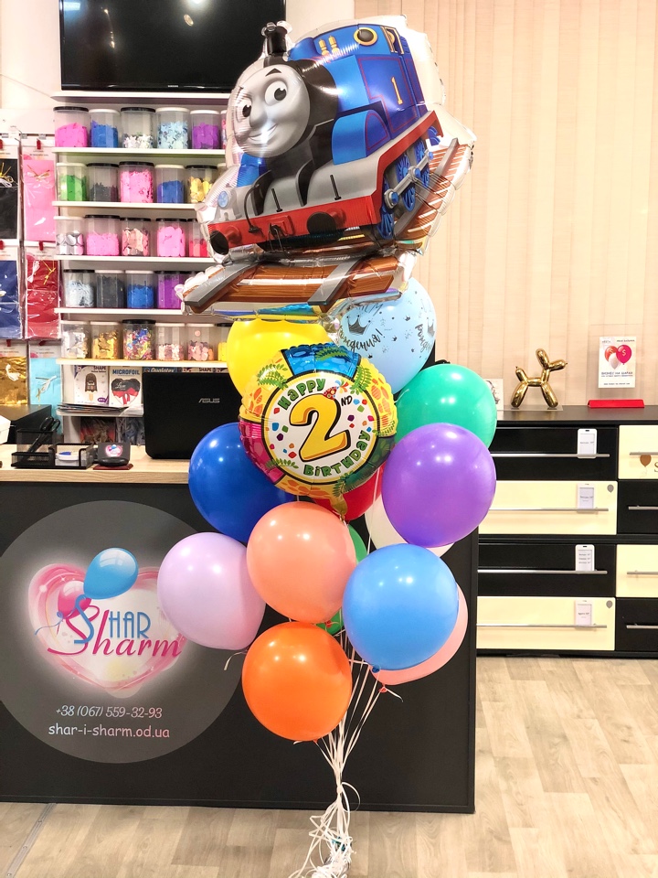 Набор шаров с Паровозик Томас