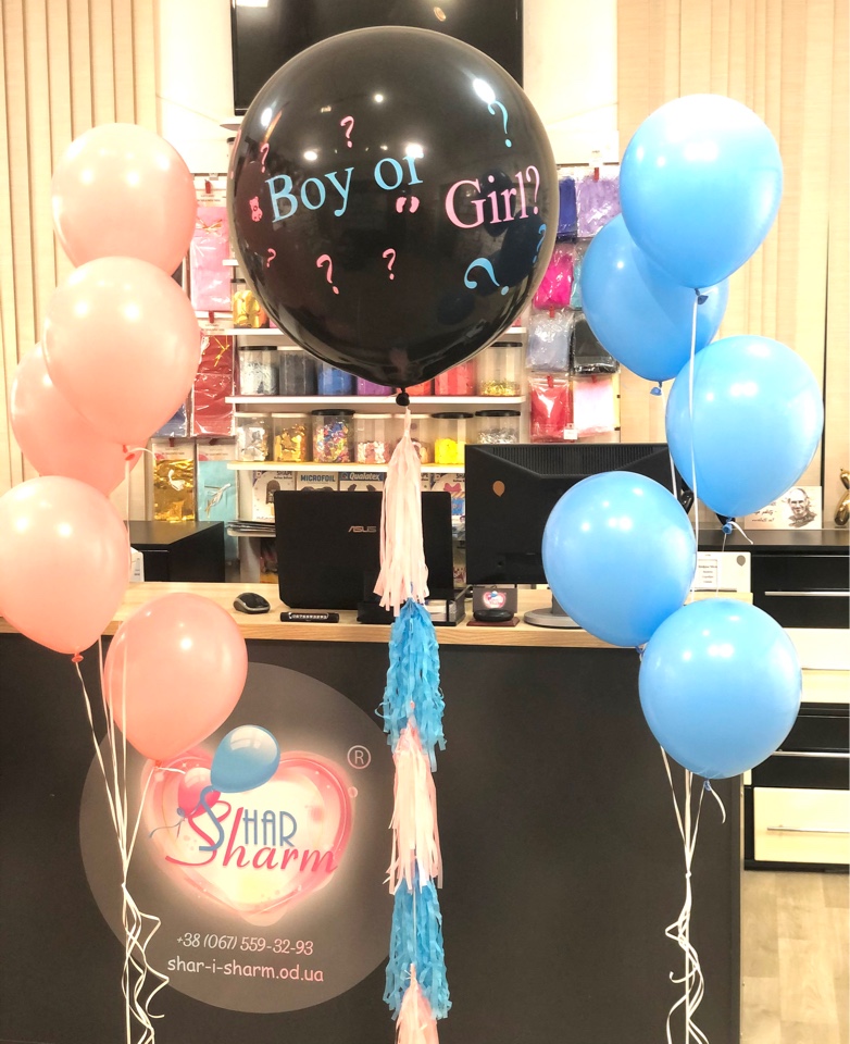 Набор шаров .Узнаём пол будущего малышка