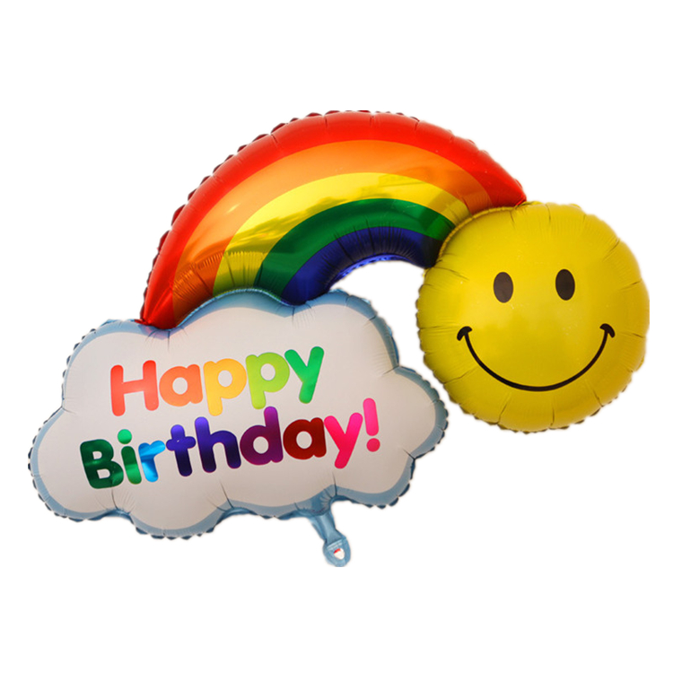 Радуга "Happy Birthday" 98х75см