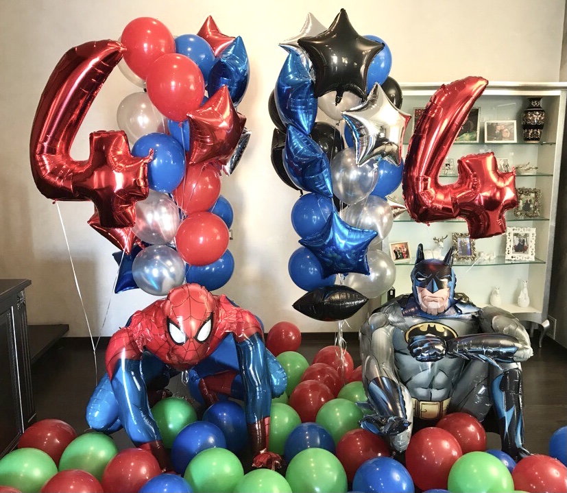 Шары на День Рождения в Одессе.Супер герои